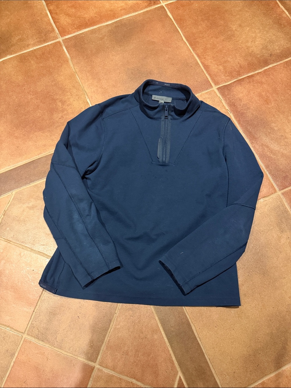 G/FORE Men's Navy Half-Zip Pullover Sweater